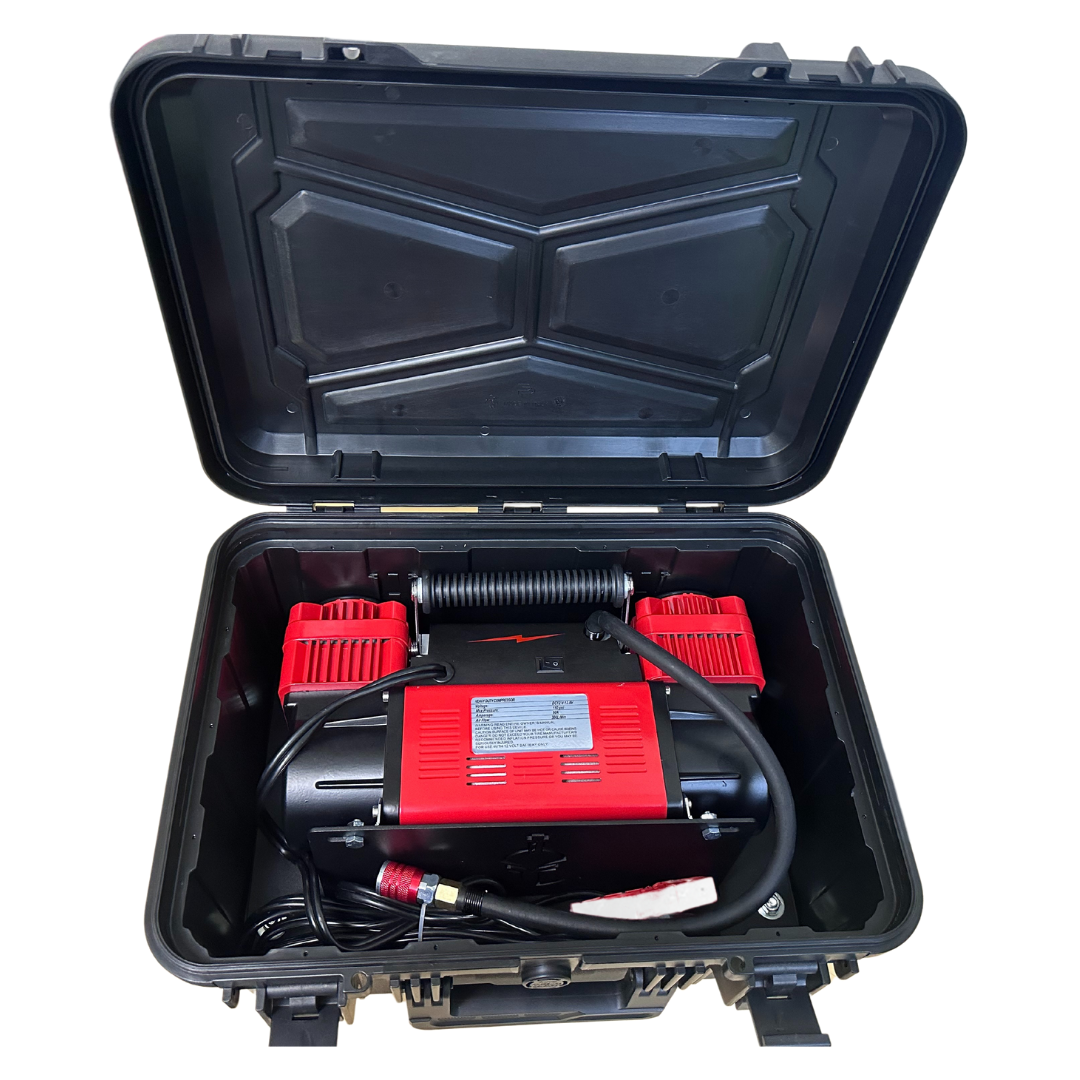 Thor's Lightning Portable AirVault2 12v Dual Air Compressor 10.6 CFM Thor's Lightning Portable AirVault2 12v Dual Air Compressor 10.6 CFM